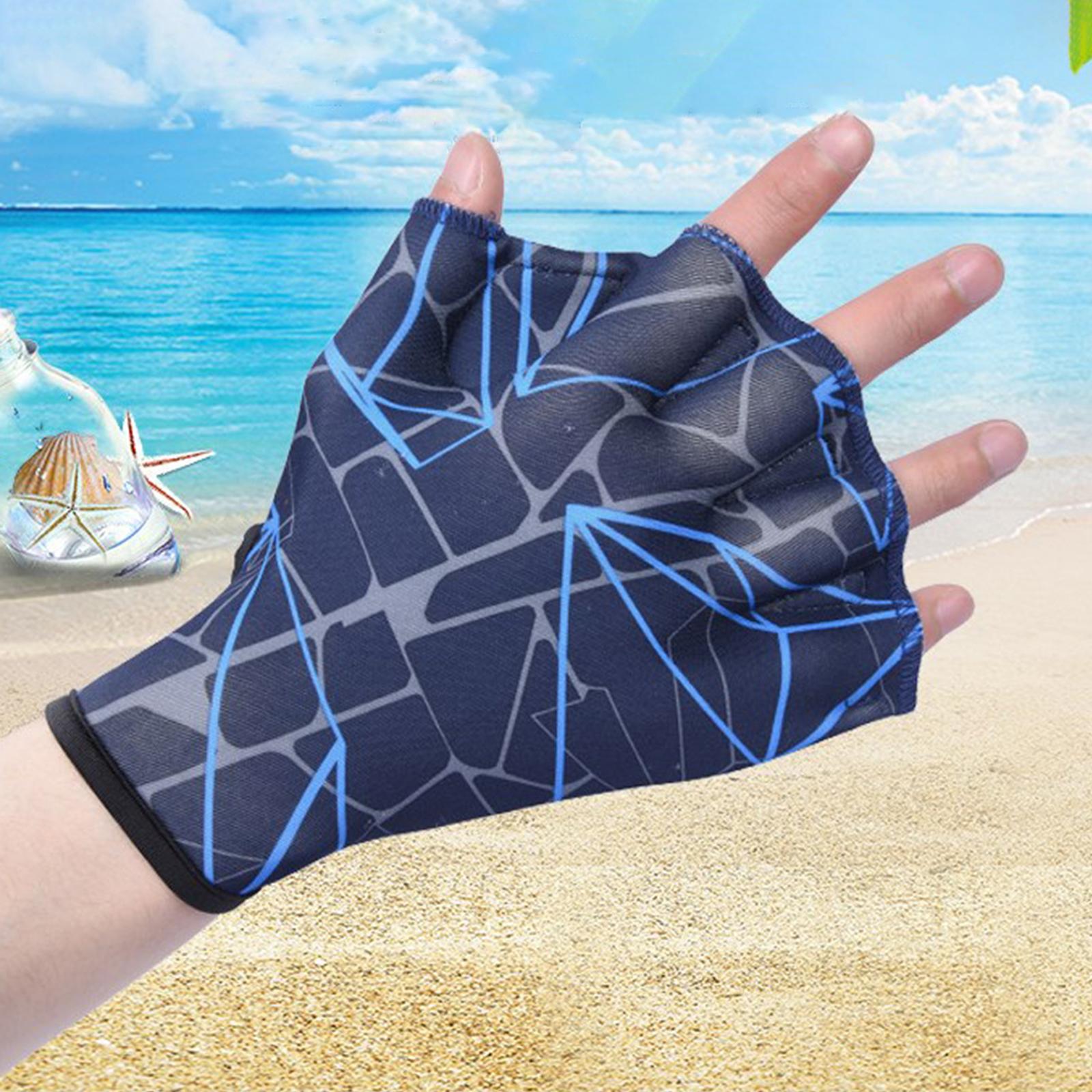 Webbed Swim Gloves Waterproof  - Aquatic Sports Swimming recensione e prezzo