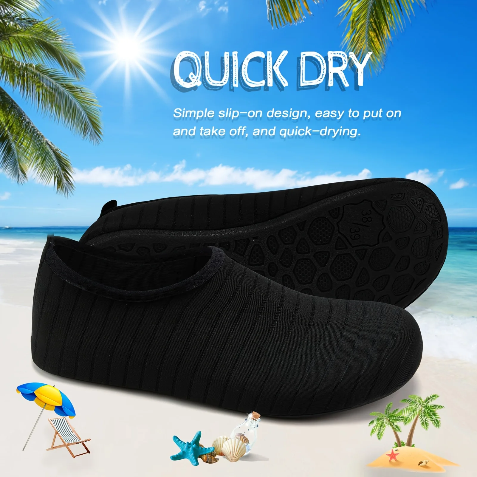 1Pair Water Shoes Women Men Ba - Aquatic Sports Shoes recensione e prezzo