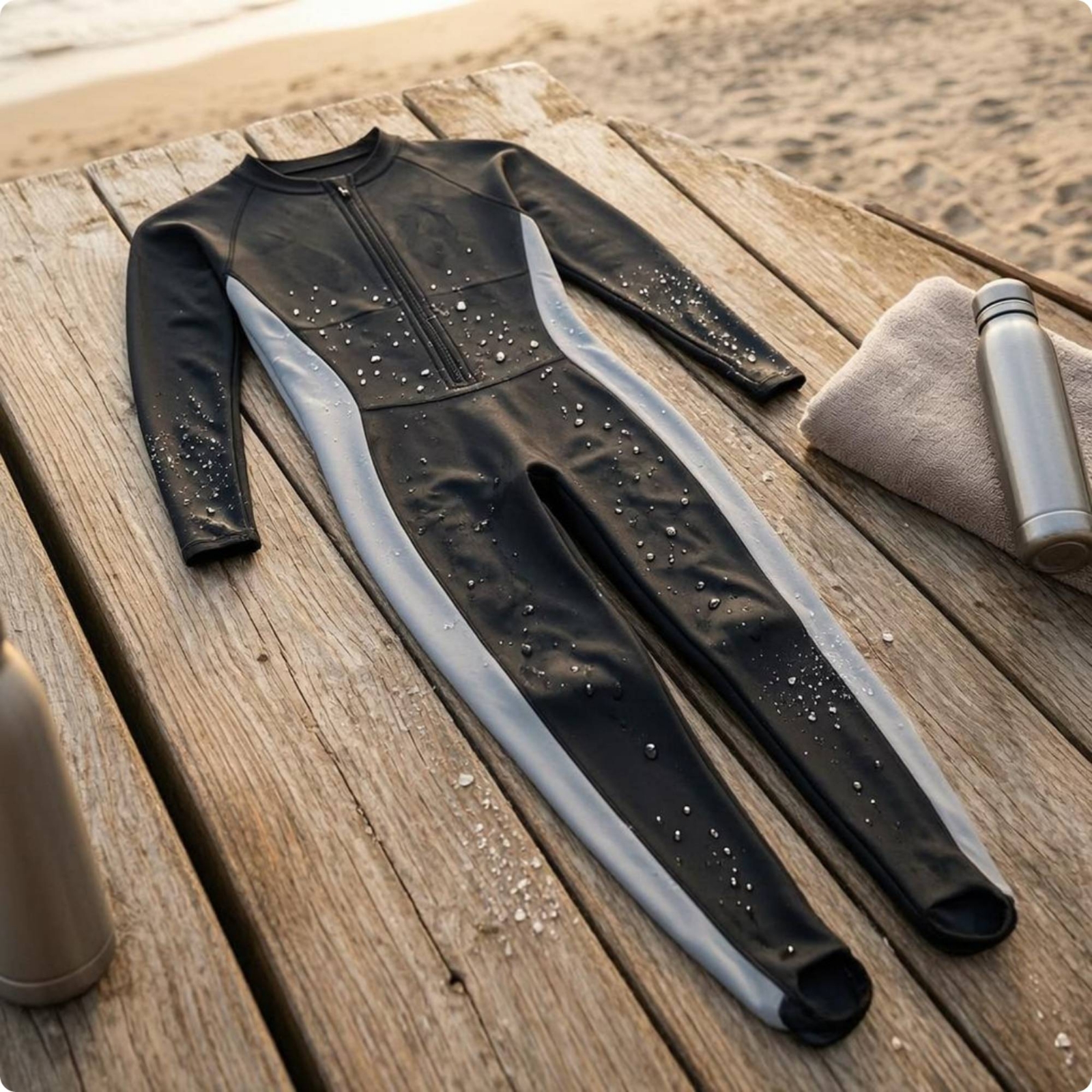 Zip Front Long Sleeve Rash Gua - Aquatic Sports Wear recensione e prezzo